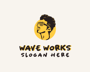 Afro Retro Shades logo design