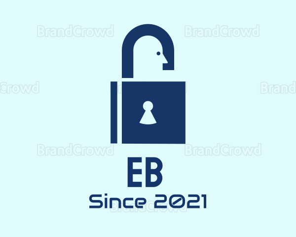 Locksmith Security Padlock Logo