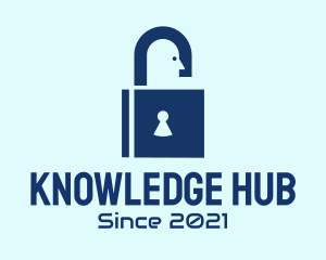 Online Privacy - Locksmith Security Padlock logo design