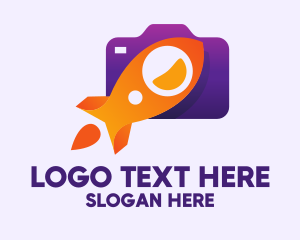 Photograph - Rocket Photography Camera logo design