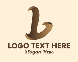 Letter L - Chocolate Letter L logo design