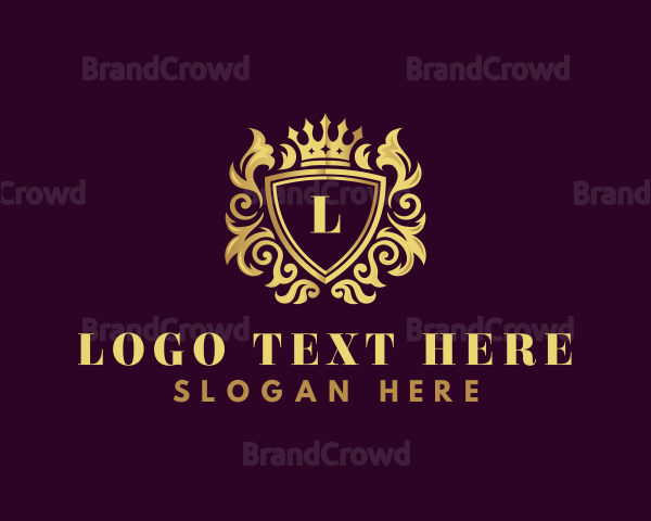 Shield Luxury Crown Logo