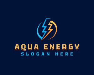 Voltage Lightning Energy logo design