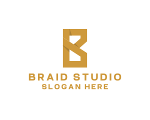 Stylish Studio Letter B logo design