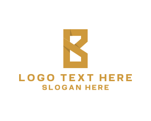 Stylish Studio Letter B logo design
