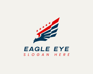 Eagle Patriot Winged  logo design