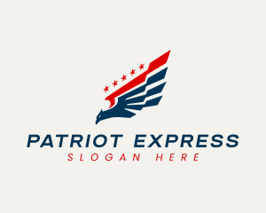 Eagle Patriot Winged  logo design