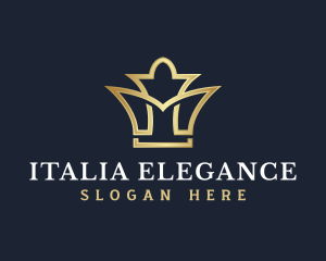 Premium Elegant Crown logo design