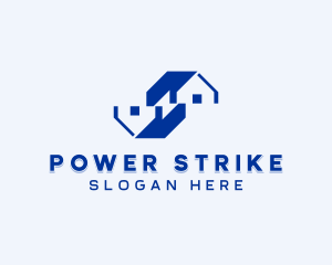 Lightning Electricity Power logo design