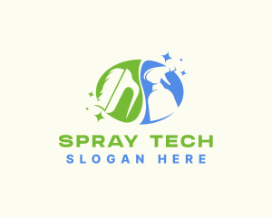 Sprayer - Housekeeping Sanitation Sprayer logo design