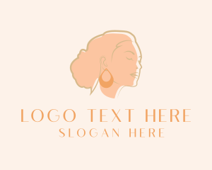 Earring - Woman Accessory Fashion logo design