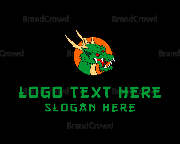 Angry Dragon Gamer Logo