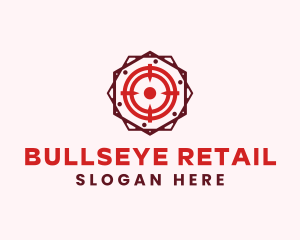 Target - Target Bullseye Crosshair logo design
