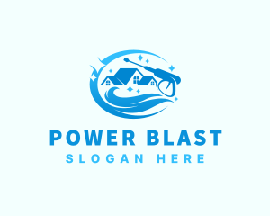 Power Washing Hygiene Maintenance logo design