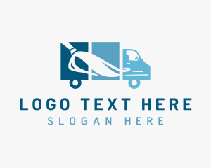 Van - Sanitation Cleaning Truck logo design