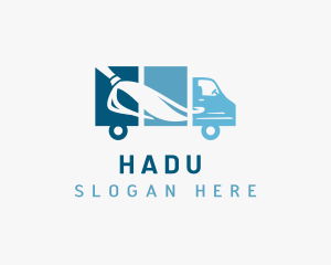 Mop - Sanitation Cleaning Truck logo design