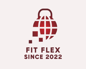 Fitness - Kettlebell Global Gym logo design