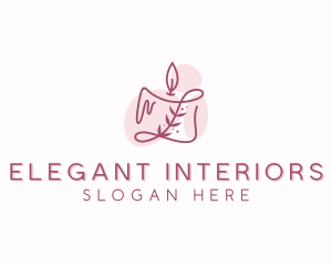 Wellness Candle Decoration logo design