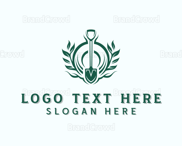 Shovel Tree Planting Logo