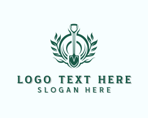 Environmental - Shovel Tree Planting logo design