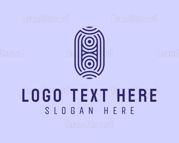Abstract Tribal Letter O Logo
