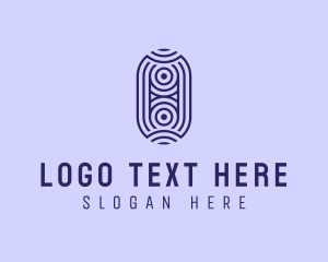 Nail Bar - Abstract Tribal Letter O logo design