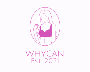 Vlogging - Beauty Woman Lingerie logo design