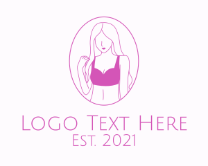 Girl - Beauty Woman Lingerie logo design