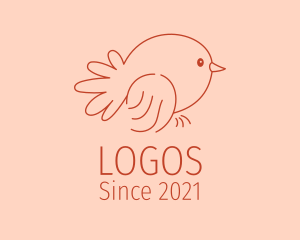 Pet - Minimalist Cute Bird logo design