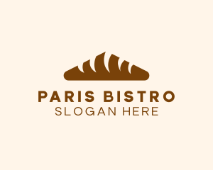 Bread Croissant Bakery logo design