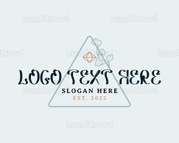 Elegant Triangle Business Brand Logo