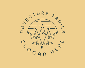 Peak Mountain Adventure logo design