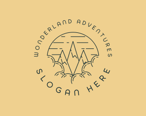 Peak Mountain Adventure logo design