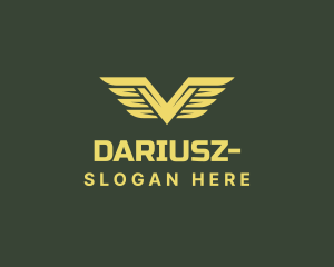 Wing - Military Feather Wings logo design