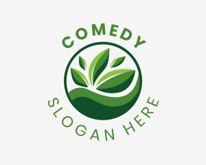 Sprout - Fresh Organic Leaf logo design