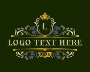 Boutique - Elegant Shield Ornamental logo design