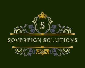 Sovereign - Elegant Shield Ornamental logo design