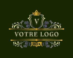 Royalty - Elegant Shield Ornamental logo design