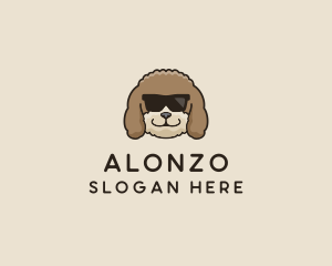 Fluffy Cool Pet Dog logo design