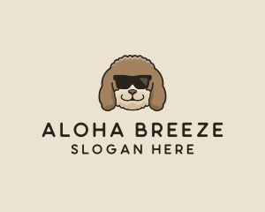 Fluffy Cool Pet Dog logo design