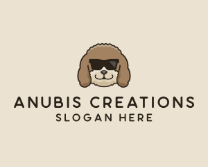 Fluffy Cool Pet Dog logo design