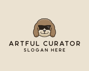 Fluffy Cool Pet Dog logo design