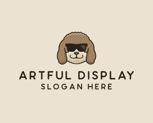 Fluffy Cool Pet Dog logo design