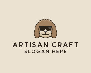 Fluffy Cool Pet Dog logo design