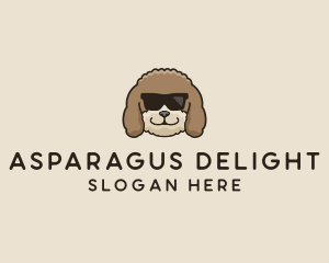 Fluffy Cool Pet Dog logo design