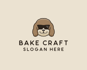 Fluffy Cool Pet Dog logo design