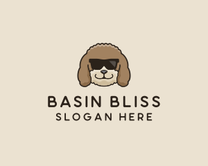 Fluffy Cool Pet Dog logo design