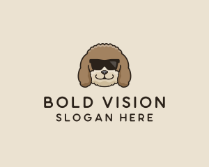 Fluffy Cool Pet Dog logo design