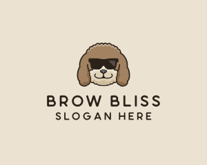 Fluffy Cool Pet Dog logo design