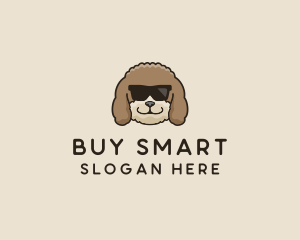 Fluffy Cool Pet Dog logo design